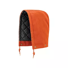 Pioneer Hood for Quilted Safety Parka, Bomber or Coverall, Cotton, Orange (V2060250-O/S)