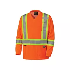 Pioneer Traffic Micro Mesh Long-Sleeved Safety Shirt