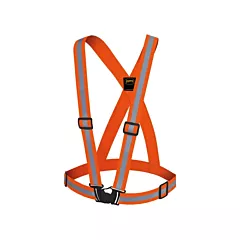 Pioneer High-Visibility Safety Sash, High Visibility Orange, Silver, One Size, None (V1041050-O/S)