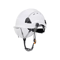 Honeywell Fibre Metal Safety Helmet, Ratchet, White, Non-Vented, ANSI Type I, ANSI Class C/ANSI Class G (FSH11001)