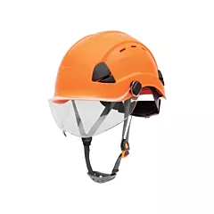 Honeywell Fibre Metal Safety Helmet, Ratchet, Orange, Non-Vented, ANSI Type I, ANSI Class C/ANSI Class G (FSH11003)