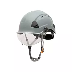 Honeywell Casque de sécurité Fibre Metal, Rochet, Gris, Non ventilé, ANSI type I, ANSI classe C/ANSI classe G (FSH11009)