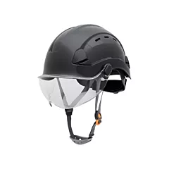 Honeywell Fibre Metal Safety Helmet, Ratchet, Black, Non-Vented, ANSI Type I, ANSI Class C/ANSI Class G (FSH11011)