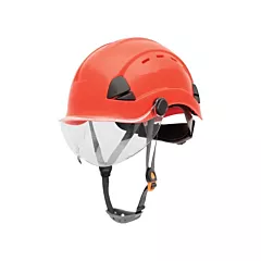 Honeywell Casque de sécurité Fibre Metal, Rochet, Rouge, Non ventilé, ANSI type I, ANSI classe C/ANSI classe G (FSH11015)