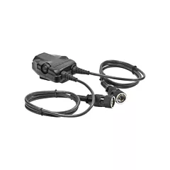 3M PELTOR™ DUAL Push-To-Talk Adapter for Military Radios with 6-PIN MIL-C-55116 Connector (FL5701)