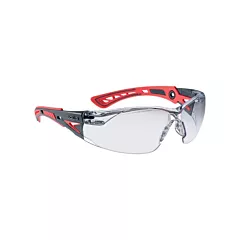 Bollé Rush+ Small Safety Glasses, None, Clear, Anti-Fog/Anti-Scratch (RUSHPSPSIS)