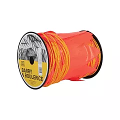 Barry & Boulerice Ligne d'avertissement avec fanions, 328', Orange (A1NF/100M)