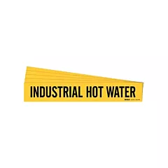 Brady Marqueur de tuyau «Industrial Hot Water»