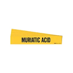 Brady Marqueur de tuyau «Muriatic Acid»