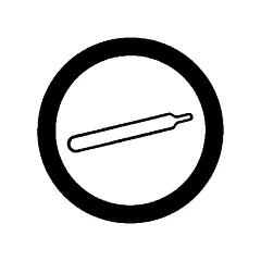Brady WHMIS Pictogram - Compressed Gas