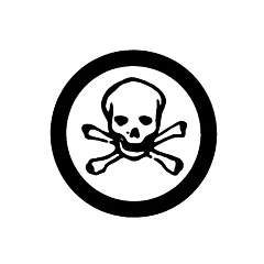 Brady WHMIS Pictogram - Immediately / Seriously Toxic