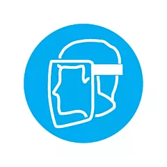 Brady Right to Know Pictogram Labels - Face Shield