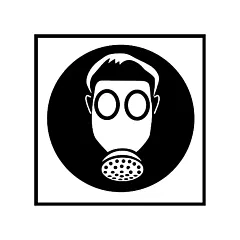 Brady Right to Know Pictogram Labels, 3/4