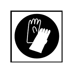 Brady Right to Know Pictogram Labels -Gloves