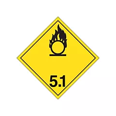 Incom Top Tape & Label Oxidizer TDG Placard