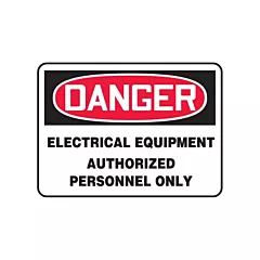 Accuform Signs Enseigne « Electrical Equipment »