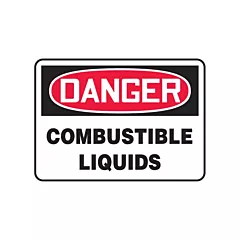 Accuform Signs Enseigne « Combustible Liquids »