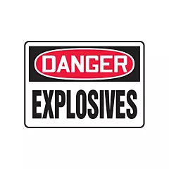 Accuform Signs Enseigne « Explosives »