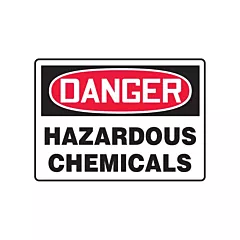 Accuform Signs Enseigne « Hazardous Chemicals »