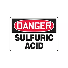Accuform Signs Enseigne « Sulfuric Acid »
