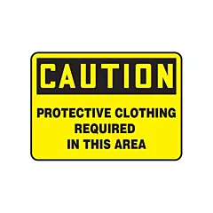 Accuform Signs Enseigne « Protective Clothing Required »