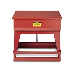 Justrite Steel Floor Standing Rinse Tanks