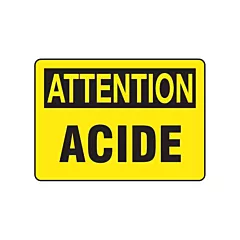 Accuform Signs Enseigne « Acide »