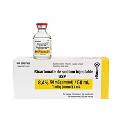 Solution injectable de bicarbonate de sodium USP 8,4 % 50 ml