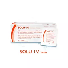 Solu-I.V. Antiseptic Prep Swab 0.5% CHG & 70% Alcohol 200/box (VMSOL101.02)