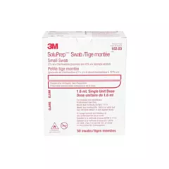 Bâtonnets Antiseptiques 3M SoluPrep - 2 % CHG & 70 % d'Alcool, 50/Boîte | Bâtonnets Antiseptiques Médicaux de Haute Qualité (SOL102.03)