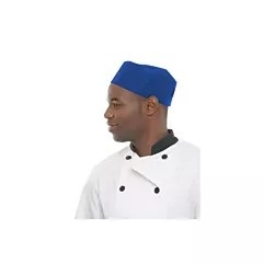 CF450- MOBB® Solid Top Pillbox Chef Hat -Royal Blue