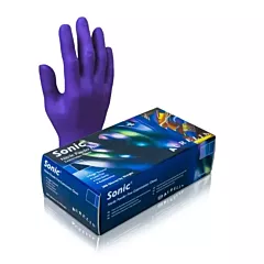 Gants en nitrile non poudrés Aurelia Sonic bleu cobalt – 300/boîte