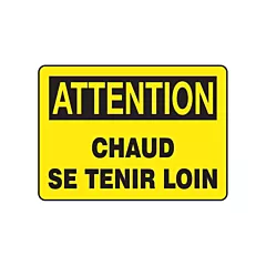 Accuform Signs Enseigne « Chaud se tenir loin »