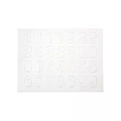 Brady Cut-out Magnetic Numbers, 1-1/2