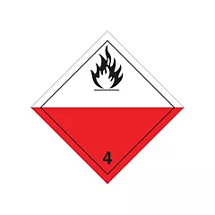 Brady Spontaneous Combustibles TDG Placard