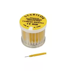 Stabilok Standard Titanium Yellow Kit, 20 Pins, 1 Drill (VMSTAB-FF-50050)