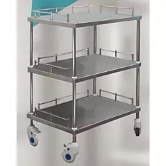 Stainless Steel Cart with 3 Shelf 26