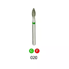 1Diamond Sterile Diamond Burs Football 368-020, 25/box (VM1D-368-020X)