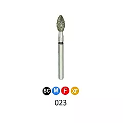 1Diamond Sterile Diamond Burs Football 368-023, 25/box (VM1D-368-023X)