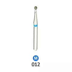 1Diamond Sterile Diamond Burs Round 801-012 Medium Grit 25/box (VM1D-801-012M)