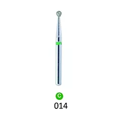 1Diamond Sterile Diamond Burs Round 801-014 Coarse Grit 25/box (VM1D-801-014C)
