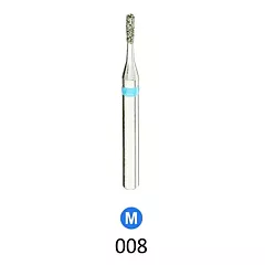 1Diamond Sterile Diamond Burs Pear 830-008 Medium Grit 25/box (VM1D-830-008M)