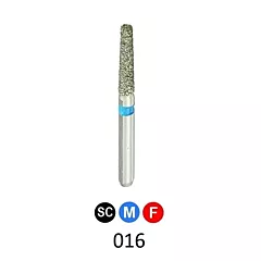 1Diamond Sterile Diamond Burs Flat End Taper 847-016, 25/box (VM1D-847-016X)