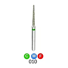 1Diamond Sterile Diamond Burs Round End Taper 850-010 25/box (VM1D-850-010X)