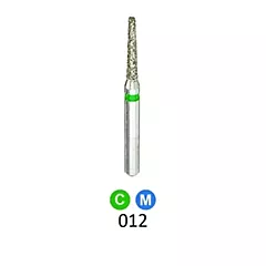 1Diamond Sterile Diamond Burs Round End Taper 856-012, 25/box (VM1D-856-012X)