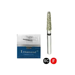 1Diamond Sterile Diamond Burs Round End Taper 856 018 25/box (VM1D-856-018X)
