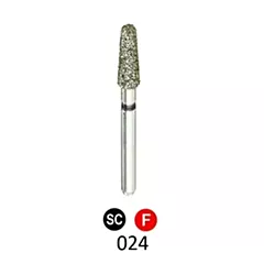 1Diamond Sterile Diamond Burs Round End Taper 856-024 Super Coarse Grit, 25/box (VM1D-856-024X)