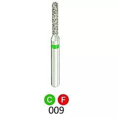 1Diamond Sterile Diamond Burs Round End Cylinder 881-009, 25/box