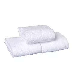 Adonis 100% Cotton Full Terry Face Towels 12/Pack | Size 12x12 | White | Quick-Dry & Durable