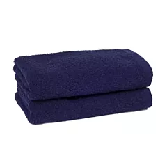 Adonis 100% Cotton Full Terry Hand Towels 12/Pack | Size 16x28 | Navy | Quick-Dry & Durable